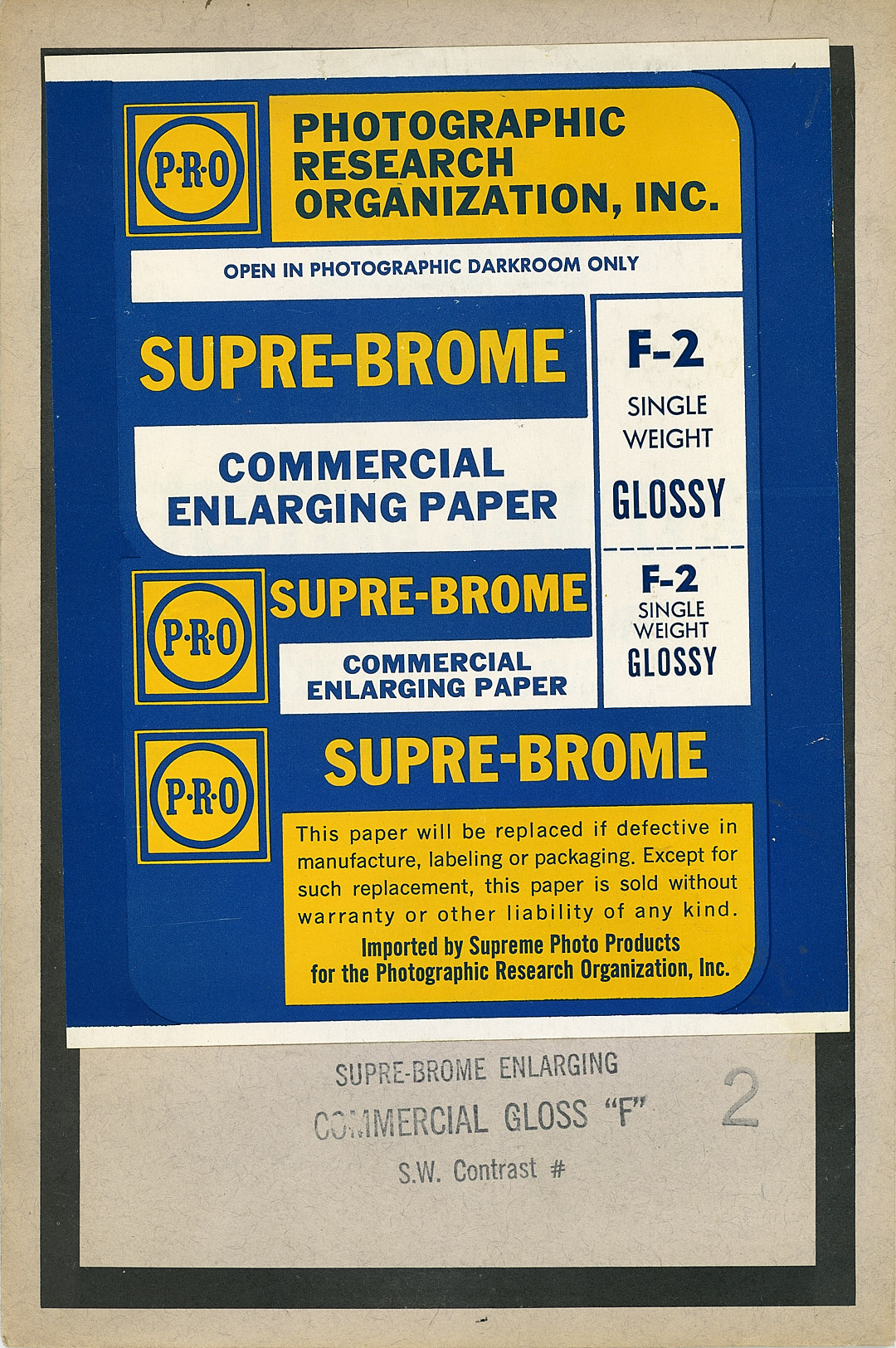 Supre-Brome & Supre-Tone